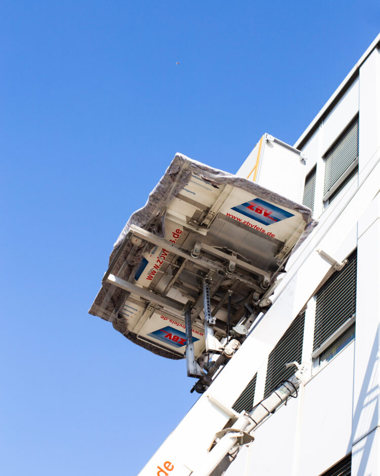 Bild eines Transportaufzugs für Fenster