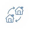 Icon von 2 Häusern