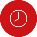 Icon Zur richtigen Zeit am richtigen Ort